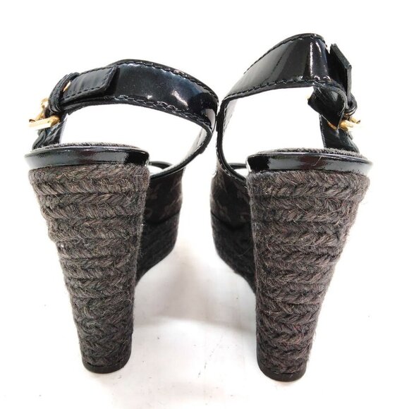 100% Authentic Louis Vuitton MONOGRAM DENIM Sandal - Picture 4 of 8